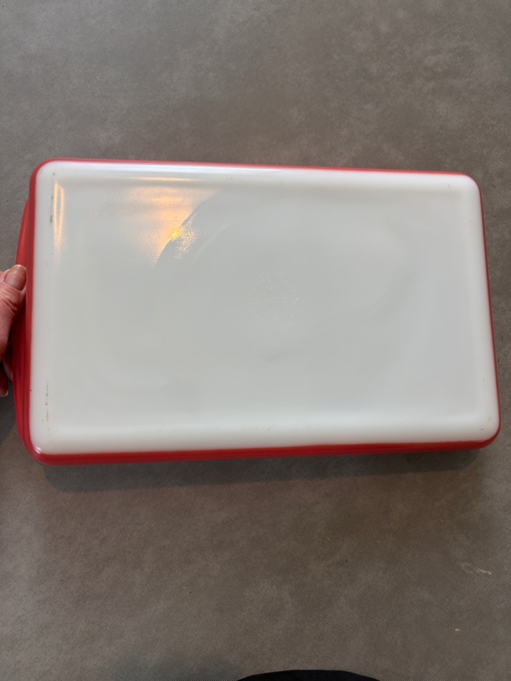Vintage Pyrex Flamingo 232 2QT Rectangular Baking/Casserole Dish - Picture 8 of 10